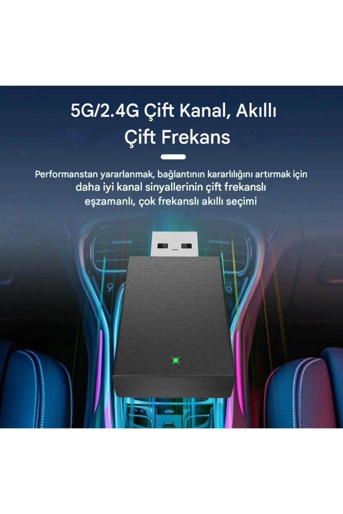 Kablosuz Android Auto/car Play Usb Dongle Cihazı ( Lisinya ) Kablosuz Android Auto/car Play Usb Dongle Cihazı ( Lisinya )