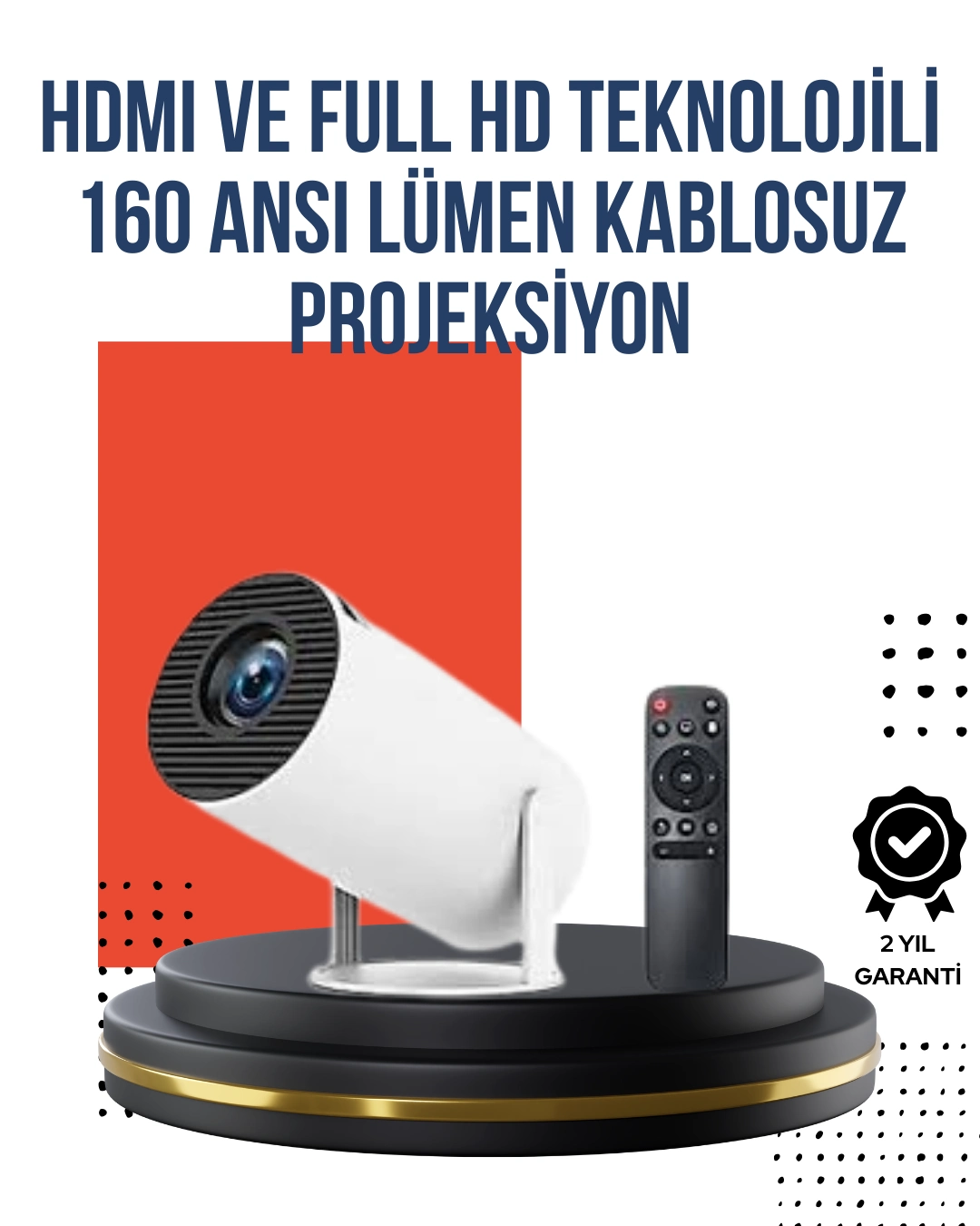 Kablosuz Bağlantılı Ultra Pro Projeksiyon ( Lisinya )