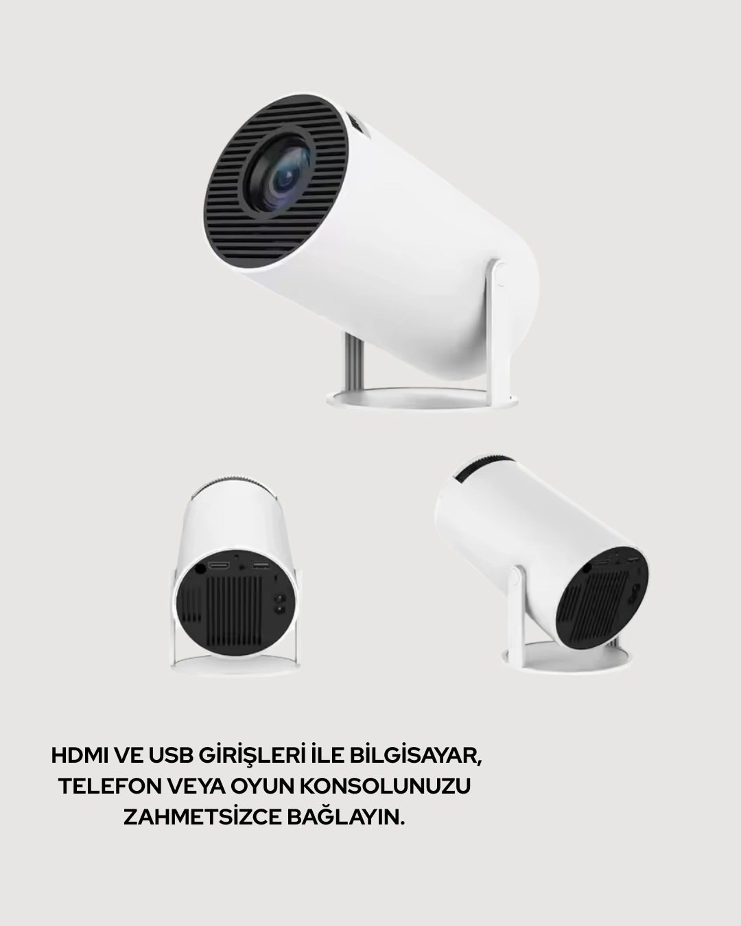 Kablosuz Bağlantılı Ultra Pro Projeksiyon ( Lisinya )