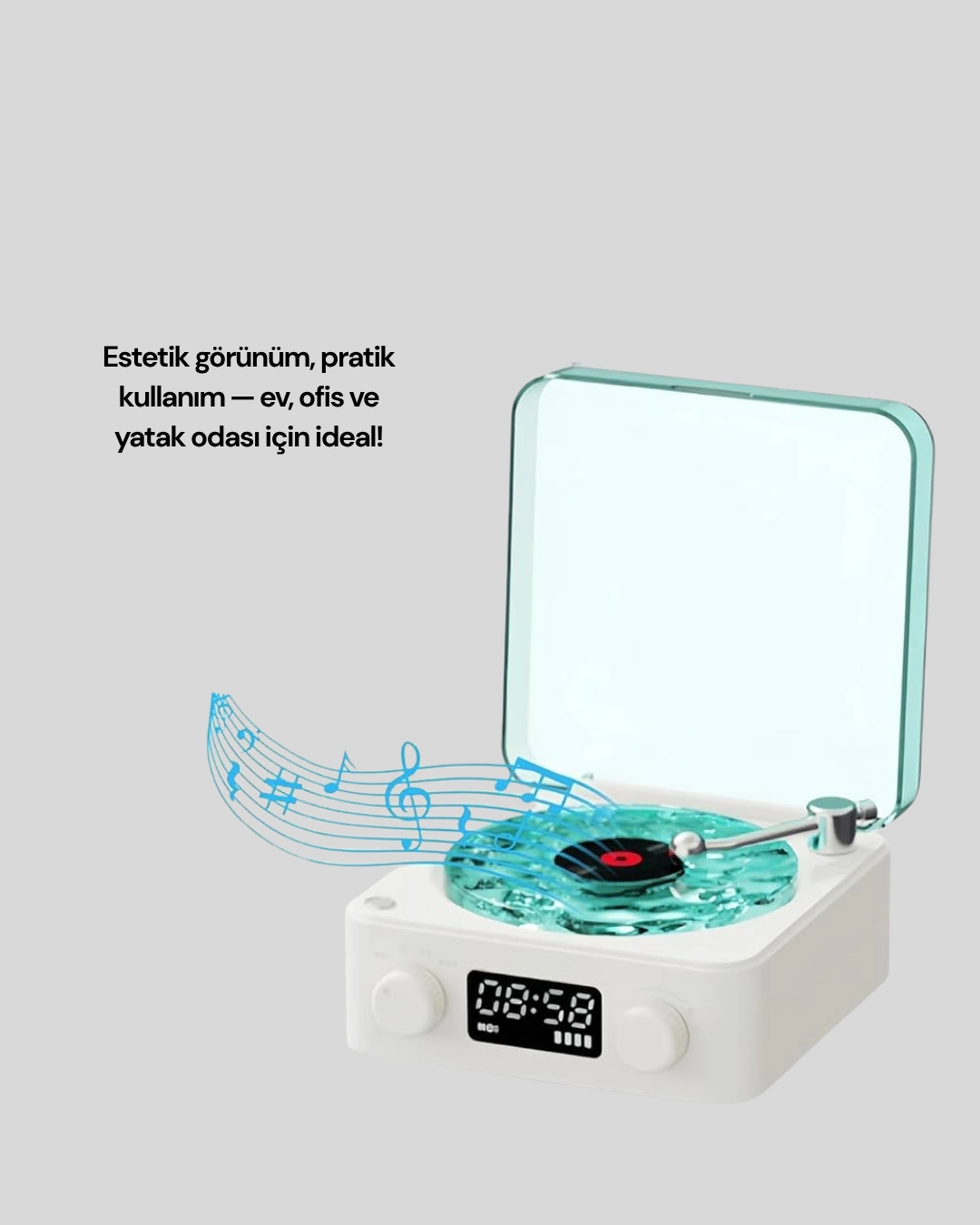 Kablosuz Bluetooth Hoparlör Mavi ( Lisinya )