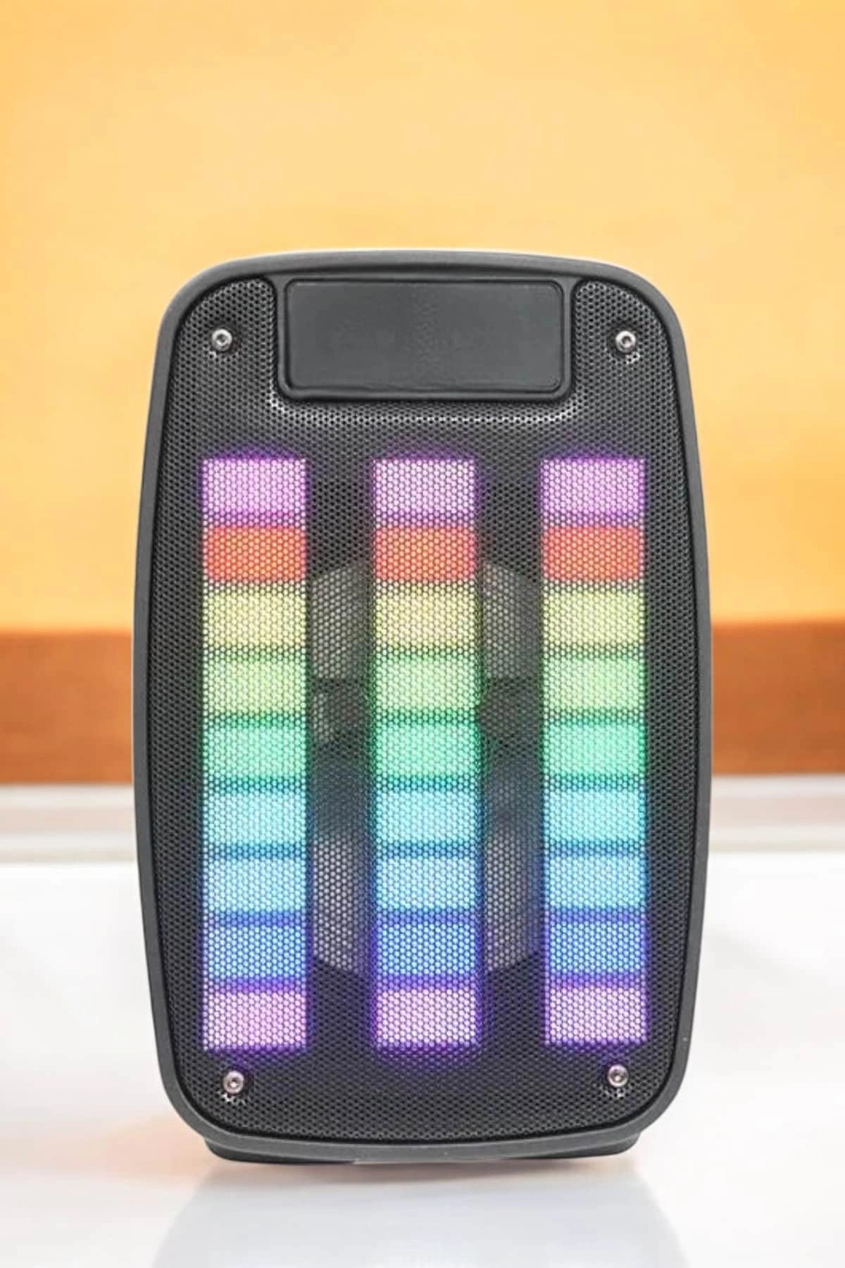 Kablosuz Bluetooth Hoparlör Taşınabilir 6.5 İnç Led Işık Kareoke ( Lisinya )