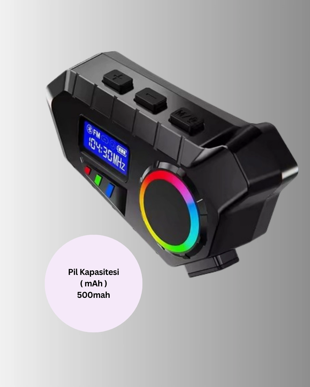 Kablosuz Bluetooth İnterkom Ip65 Suya Dayanıklı 40mm Hd Ses Ve 40 Saat Pil ( Lisinya )