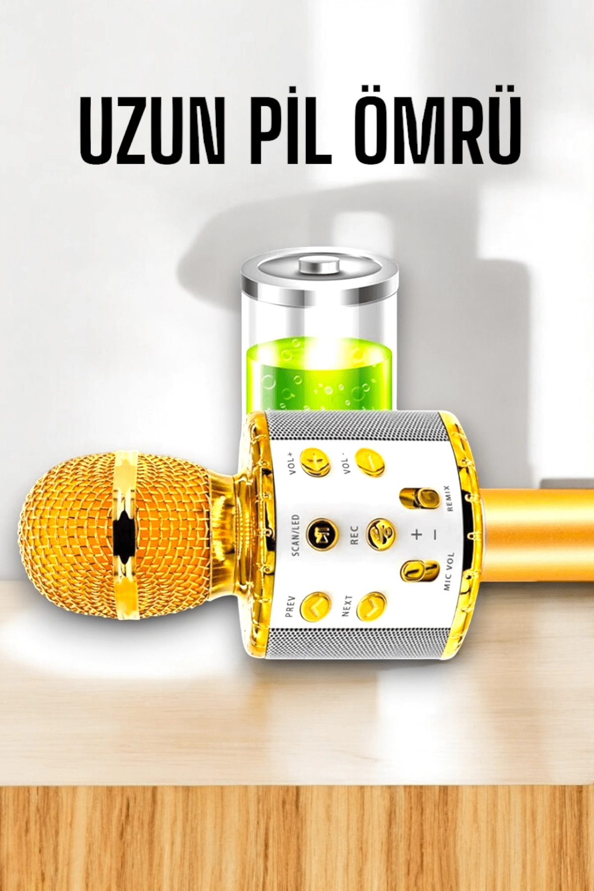 Kablosuz Bluetooth Karaoke Mikrofon Usb Ve Aux Girişli, Yüksek Ses Kalitesi ( Lisinya ) Kablosuz Bluetooth Karaoke Mikrofon Usb Ve Aux Girişli, Yüksek Ses Kalitesi ( Lisinya )