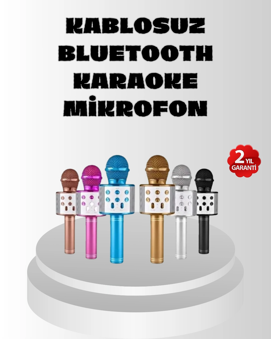 Kablosuz Bluetooth Karaoke Mikrofon Yankı Efektli ( Lisinya ) Kablosuz Bluetooth Karaoke Mikrofon Yankı Efektli ( Lisinya )