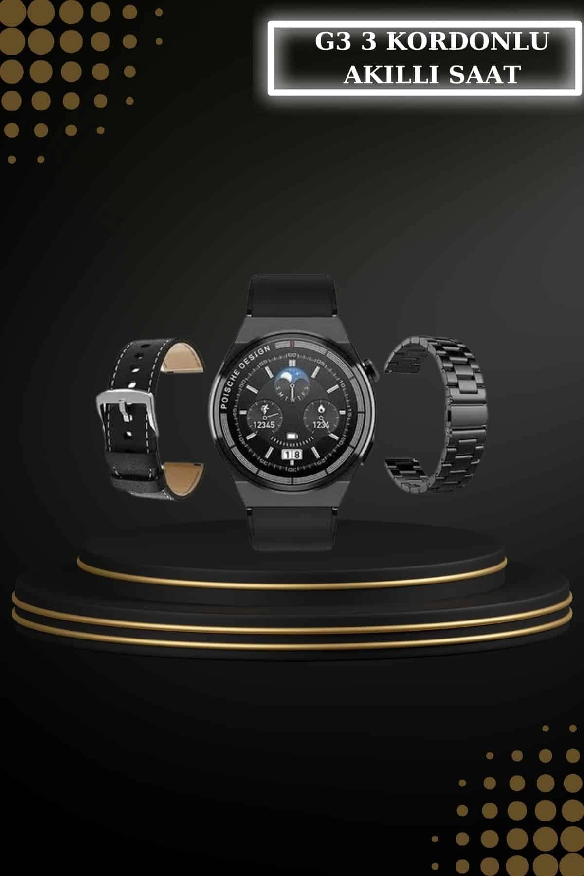 Kablosuz Bluetooth Kulaklık Ve Kordon Hediyeli Akıllı Saat Nabız Ölçer Uzun Pil Ömrü ( Lisinya )