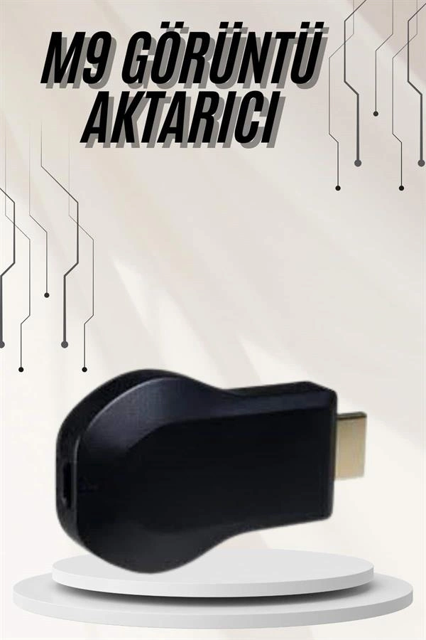 Kablosuz Hdmı Ses Ve Görüntü Aktarıcı Kolay Taşınabilir Yüksek Çözünürlüklü ( Lisinya )