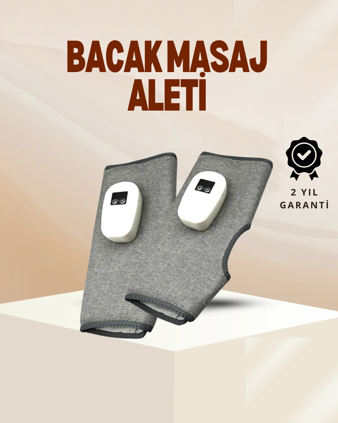 Kablosuz Isıtmalı Baldır Masaj Aleti – 3 Hava Basınçlı, Titreşimli Ve Sıcak Kompres Fonksiyonlu ( Lisinya )