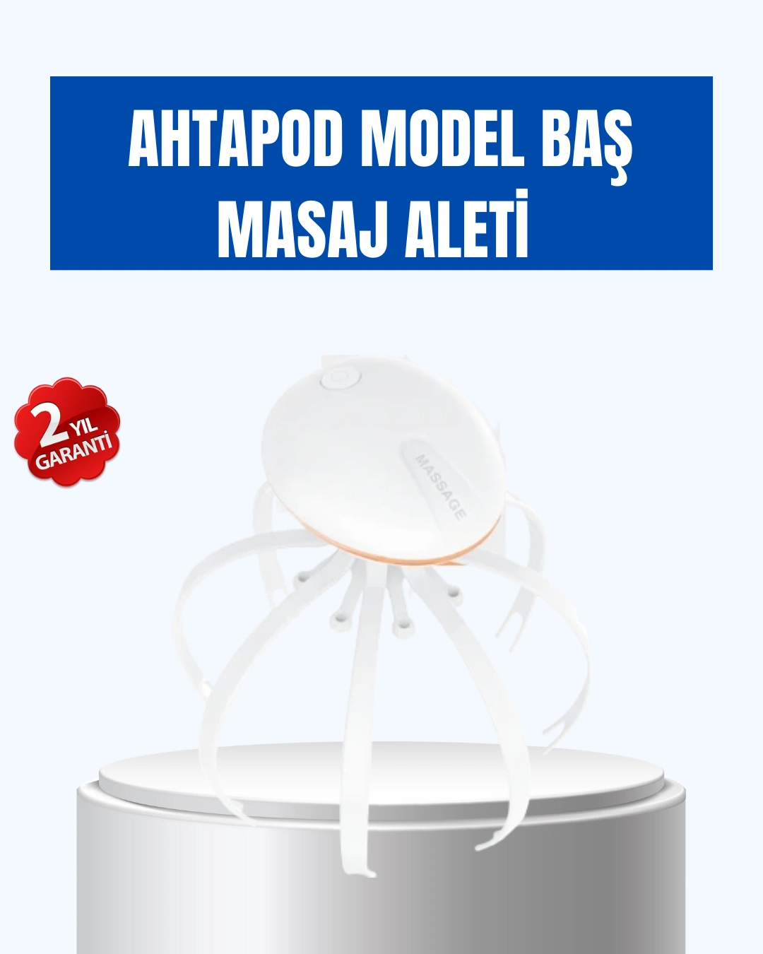 Kablosuz Kafa Ve Boyun Masaj Aleti Akıllı Kapanmalı Derin Rahatlama ( Lisinya )