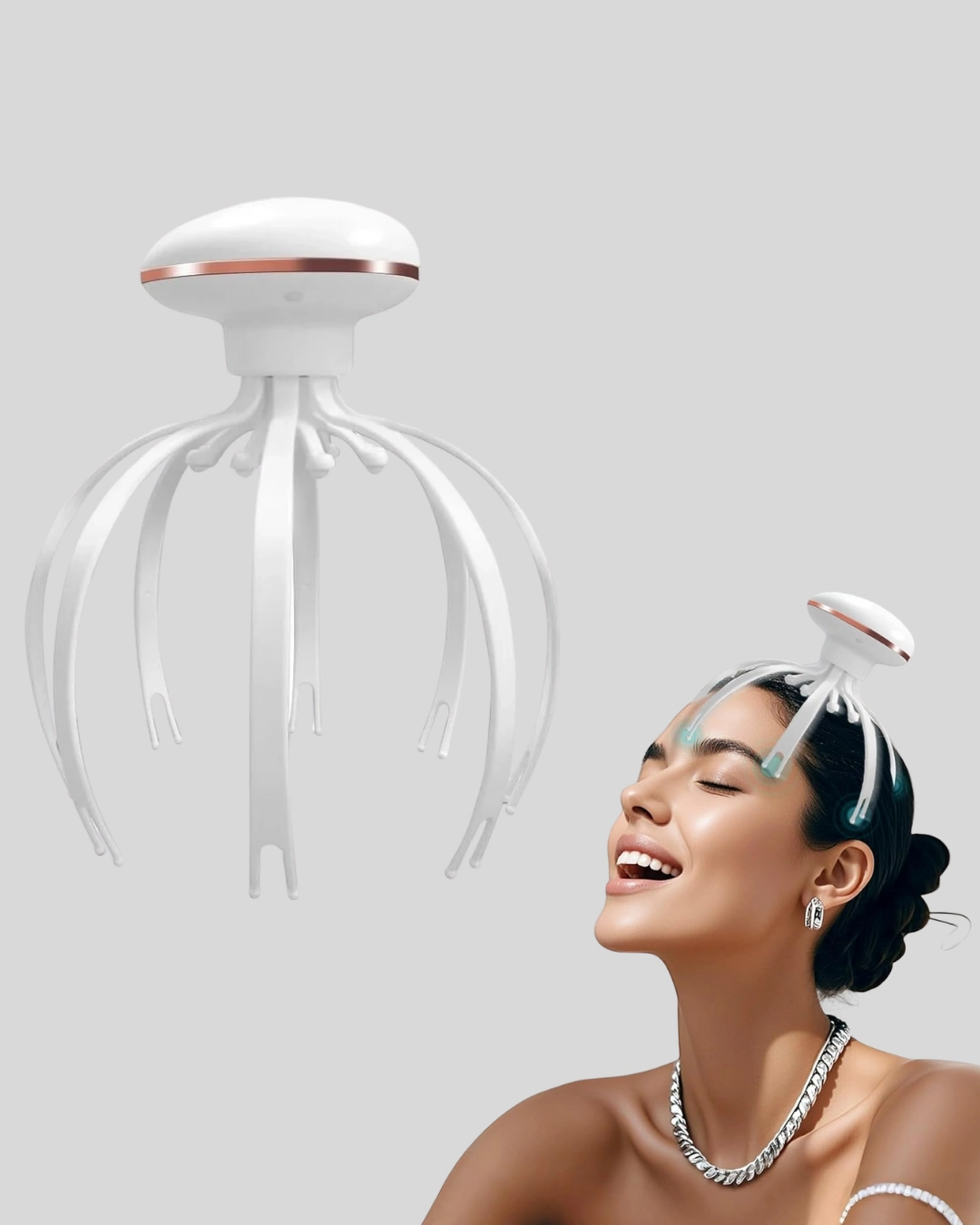 Kablosuz Kafa Ve Boyun Masaj Aleti Akıllı Kapanmalı Derin Rahatlama ( Lisinya )