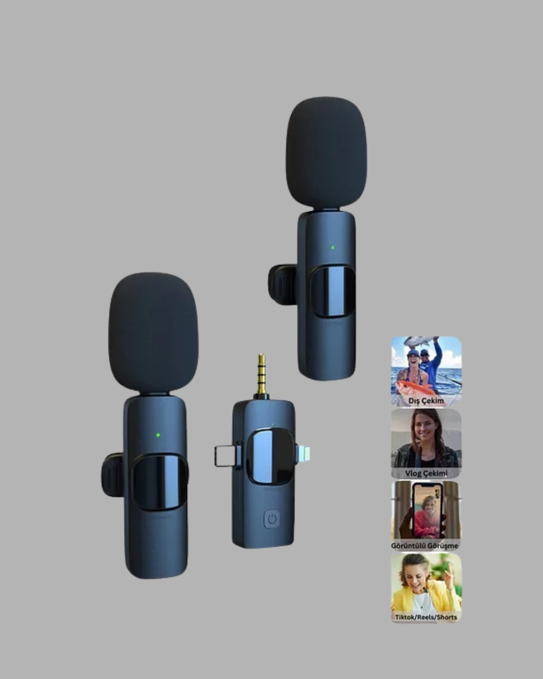 Kablosuz Mikrofon - Telefon Ve Bilgisayar Uyumlu ( Lisinya )