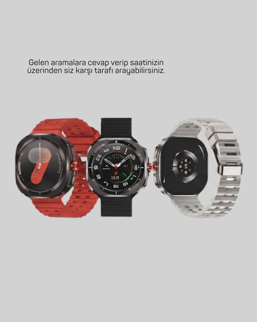 Kablosuz Şarjlı Akıllı Saat Tüm Telefonlarla Uyumlu Çok Fonksiyonlu ( Lisinya )