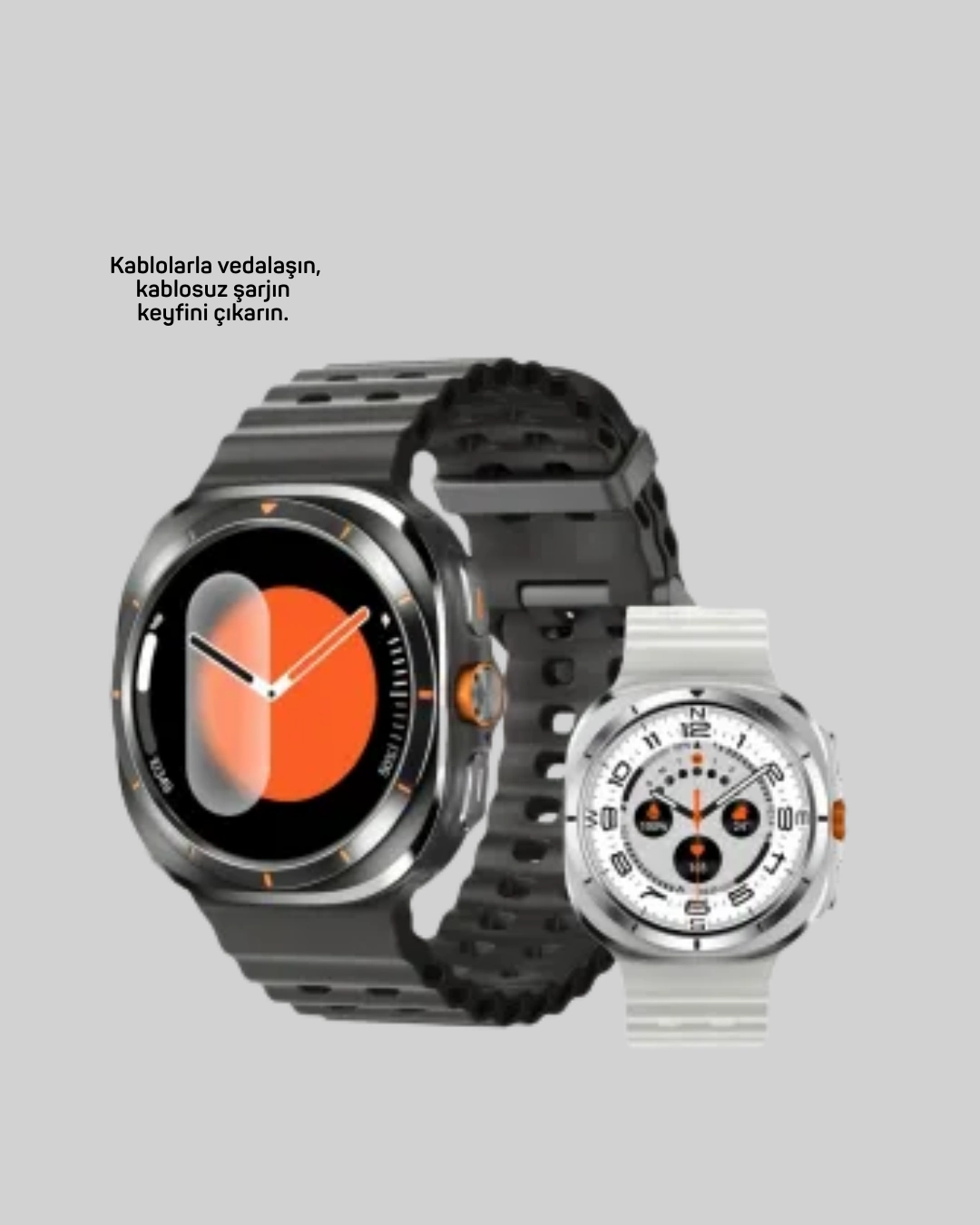 Kablosuz Şarjlı Akıllı Saat Tüm Telefonlarla Uyumlu Çok Fonksiyonlu ( Lisinya )