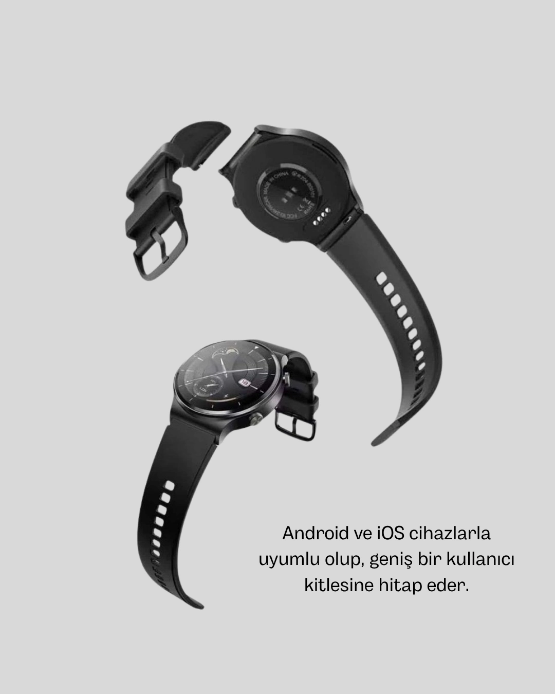 Kablosuz Şarjlı Bluetooth Görüşmeli Akıllı Saat – Android & İos Uyumlu ( Lisinya )