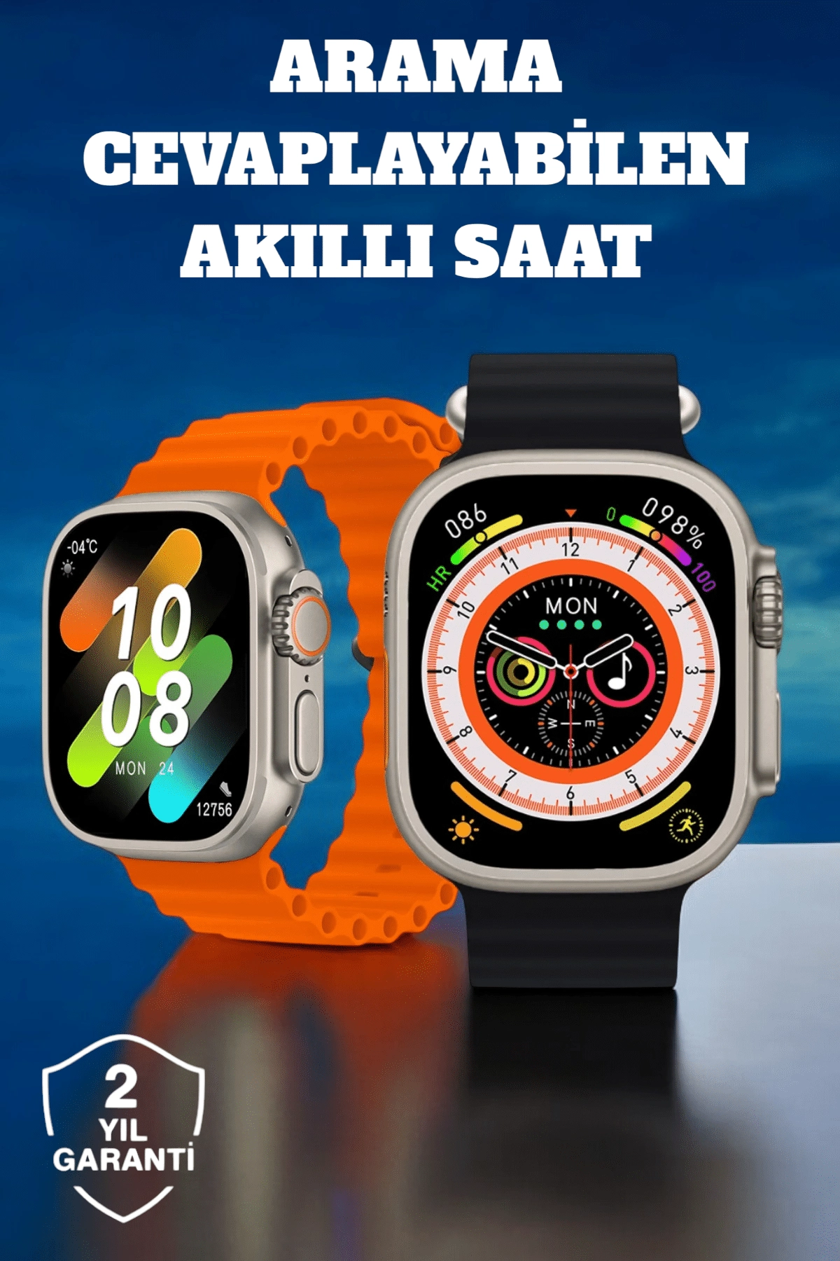 Kablosuz Şarjlı, Çağrı Ve Müzik Kontrolü Sağlayan Akıllı Saat ( Lisinya )