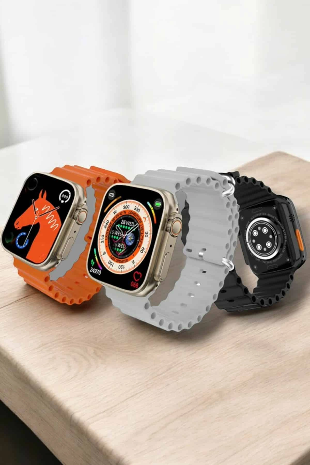 Kablosuz Şarjlı, Çağrı Ve Müzik Kontrolü Sağlayan Akıllı Saat ( Lisinya )