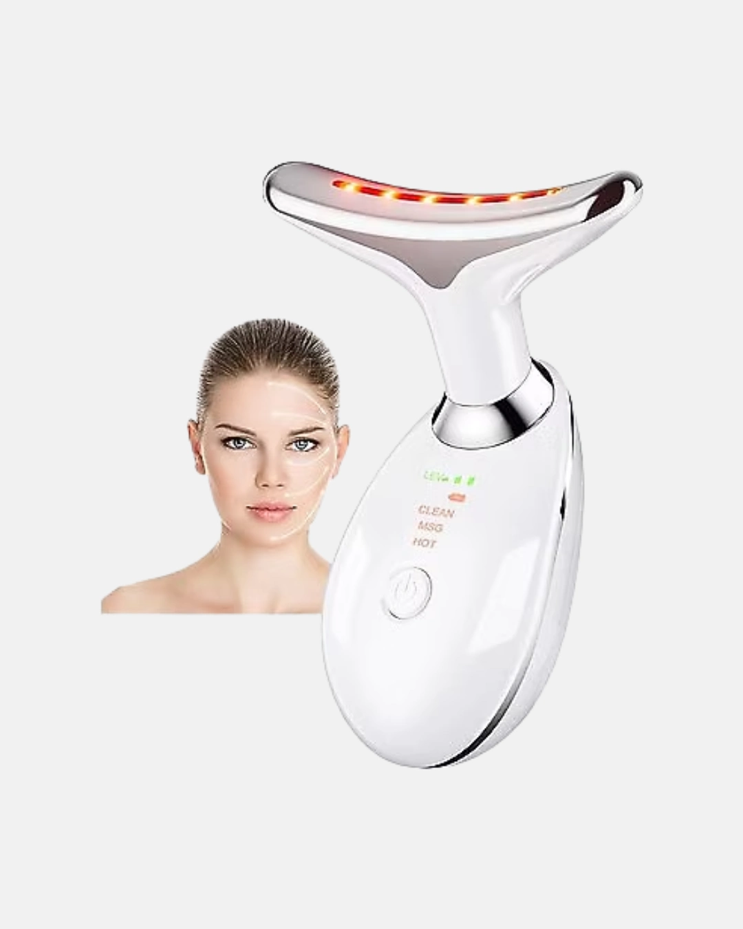 Kablosuz Şarjlı Yüz Sıkılaştırıcı Cihaz Ems Mikro Akım Anti-aging Masaj Aleti ( Lisinya )