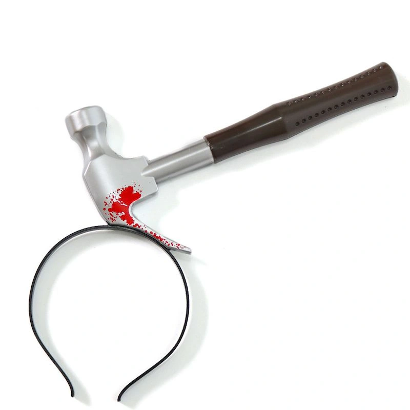 Kafaya Saplanmış Kahverengi Saplı Çekiç Şaka Tacı ( Lisinya ) Kafaya Saplanmış Kahverengi Saplı Çekiç Şaka Tacı ( Lisinya )