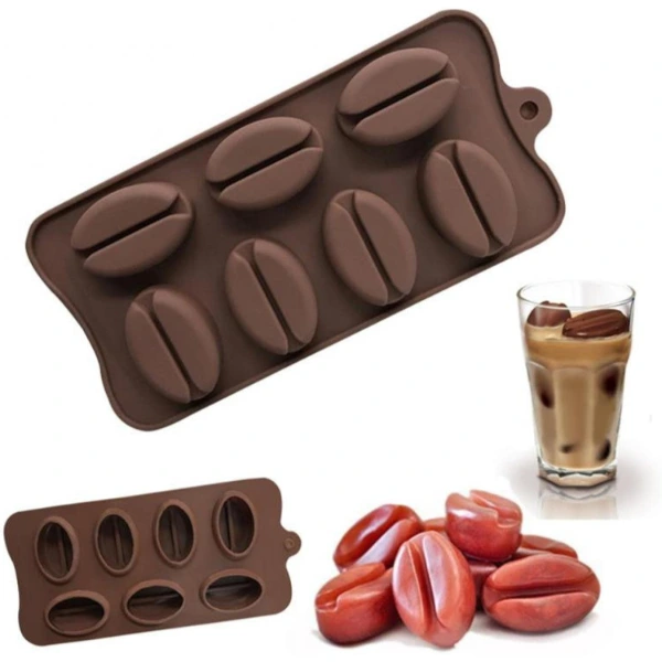 Kahve Çekirdeği Şekilli Silikon Kalıp ( Lisinya ) Kahve Çekirdeği Şekilli Silikon Kalıp ( Lisinya )