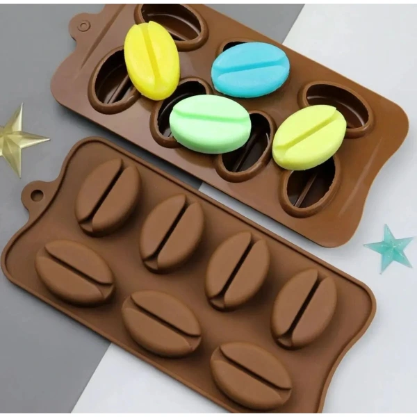 Kahve Çekirdeği Şekilli Silikon Kalıp ( Lisinya ) Kahve Çekirdeği Şekilli Silikon Kalıp ( Lisinya )