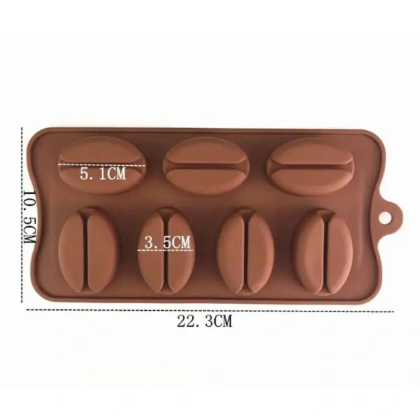 Kahve Çekirdeği Şekilli Silikon Kalıp ( Lisinya ) Kahve Çekirdeği Şekilli Silikon Kalıp ( Lisinya )