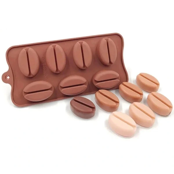 Kahve Çekirdeği Şekilli Silikon Kalıp ( Lisinya ) Kahve Çekirdeği Şekilli Silikon Kalıp ( Lisinya )