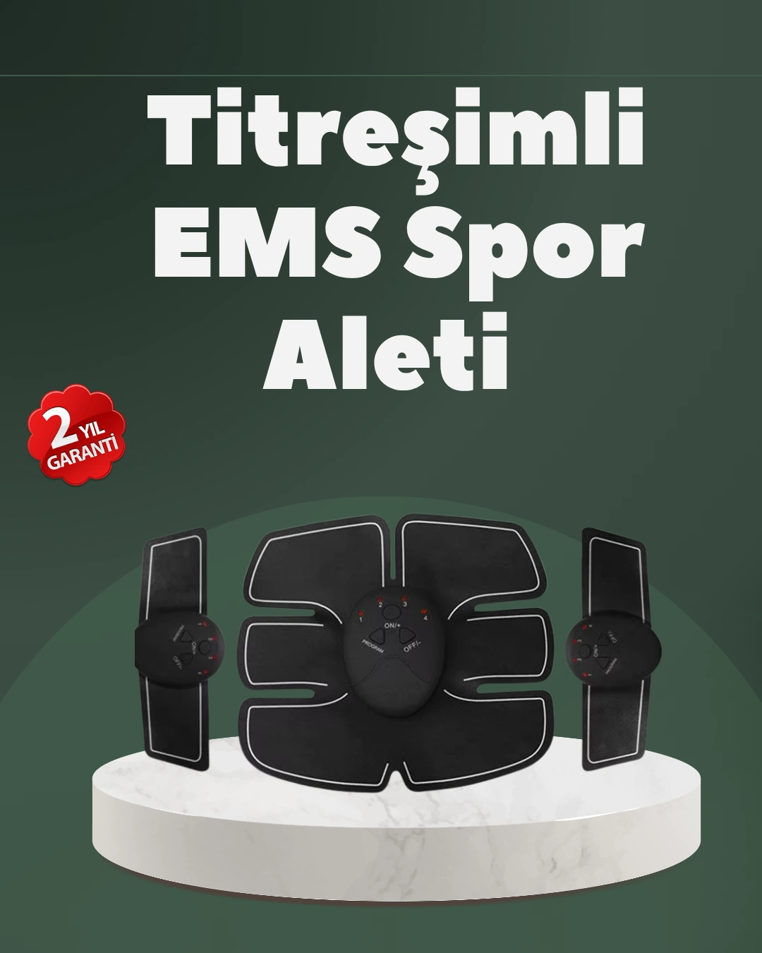A Kalite Orijinal Ems Spor Aleti Titreşimli 2025 Seri Kas Geliştirme Cihazı ( Lisinya )