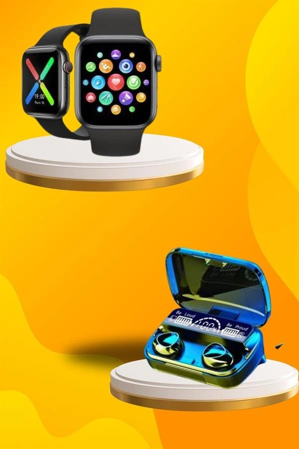 Kaliteli Akıllı Saat Ve Kaliteli Bluetooth Kulaklık Anc Özelliği Uzun Pil Ömrü ( Lisinya )