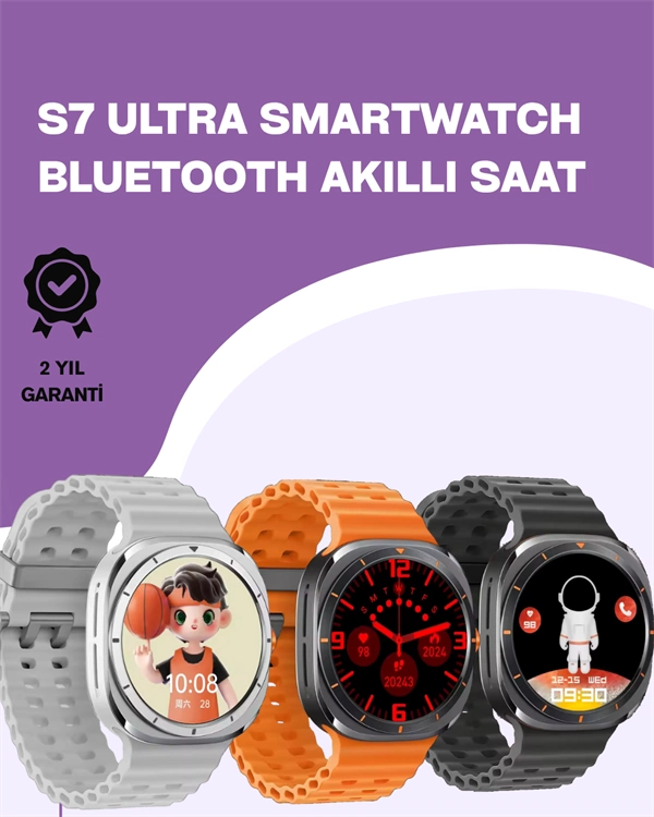 Kalori Ve Nabız Ölçen Akıllı Saat | Sağlık Takip Fonksiyonlu | Silikon Kordon ( Lisinya )