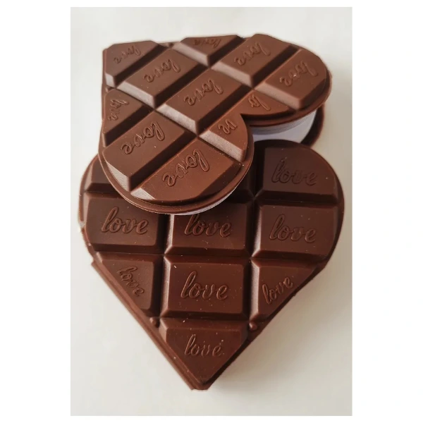 Kalp Tasarımlı Çikolata Not Defteri ( Lisinya )