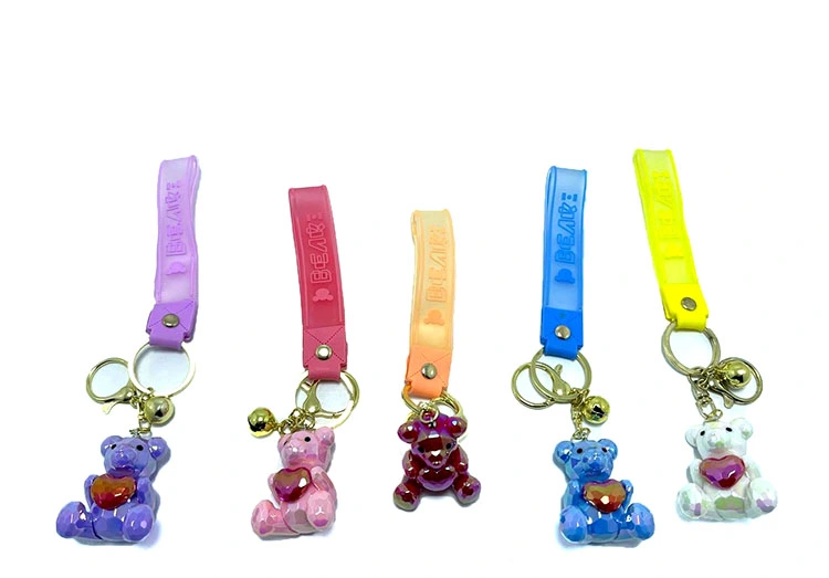 Kalpli Ayıcık Silikon Anahtarlık ( Lisinya ) Kalpli Ayıcık Silikon Anahtarlık ( Lisinya )