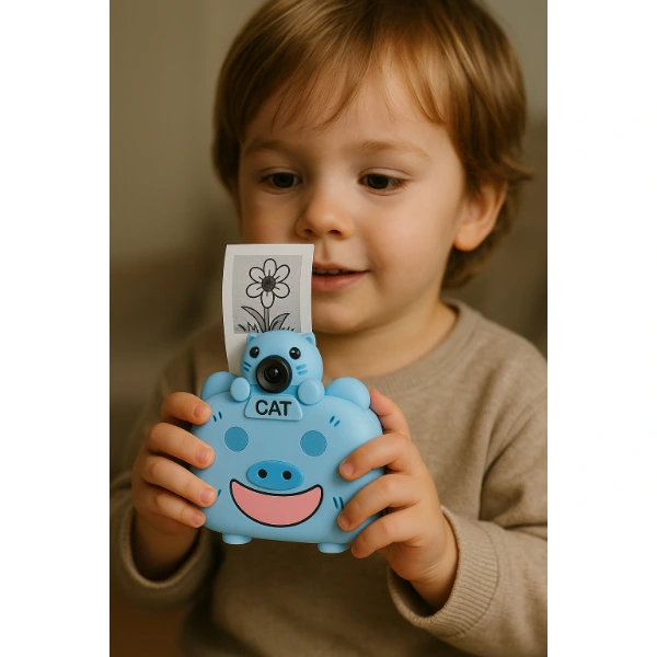 Kameralı Fotoğraf Yazıcısı Mavi Renk ( Lisinya ) Kameralı Fotoğraf Yazıcısı Mavi Renk ( Lisinya )