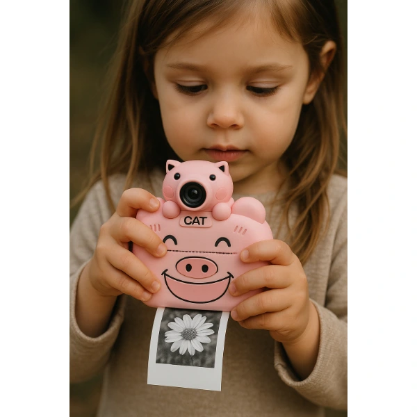 Kameralı Fotoğraf Yazıcısı Pembe Renk ( Lisinya ) Kameralı Fotoğraf Yazıcısı Pembe Renk ( Lisinya )