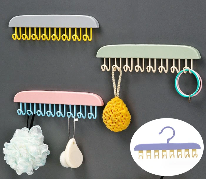 Kancalı Ve Yapışkanlı Dolap Askısı ( Lisinya ) Kancalı Ve Yapışkanlı Dolap Askısı ( Lisinya )