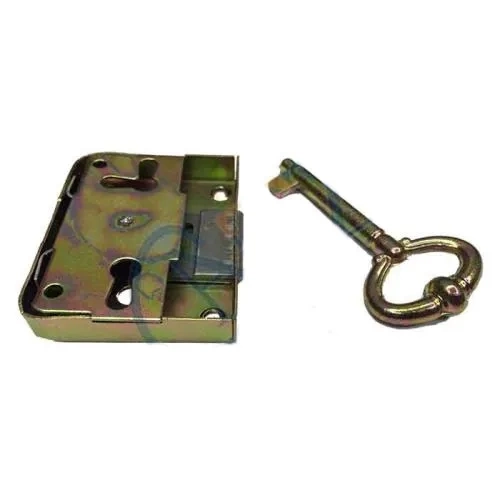 Kapazlama, Mobilya Kilidi 6x4x1 Cm - 1 Adet ( Lisinya ) Kapazlama, Mobilya Kilidi 6x4x1 Cm - 1 Adet ( Lisinya )