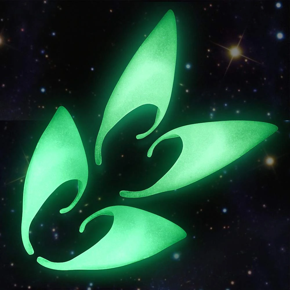 Karanlıkta Yanan Fosforlu Lateks Elf Kulağı 1 Çift ( Lisinya ) Karanlıkta Yanan Fosforlu Lateks Elf Kulağı 1 Çift ( Lisinya )