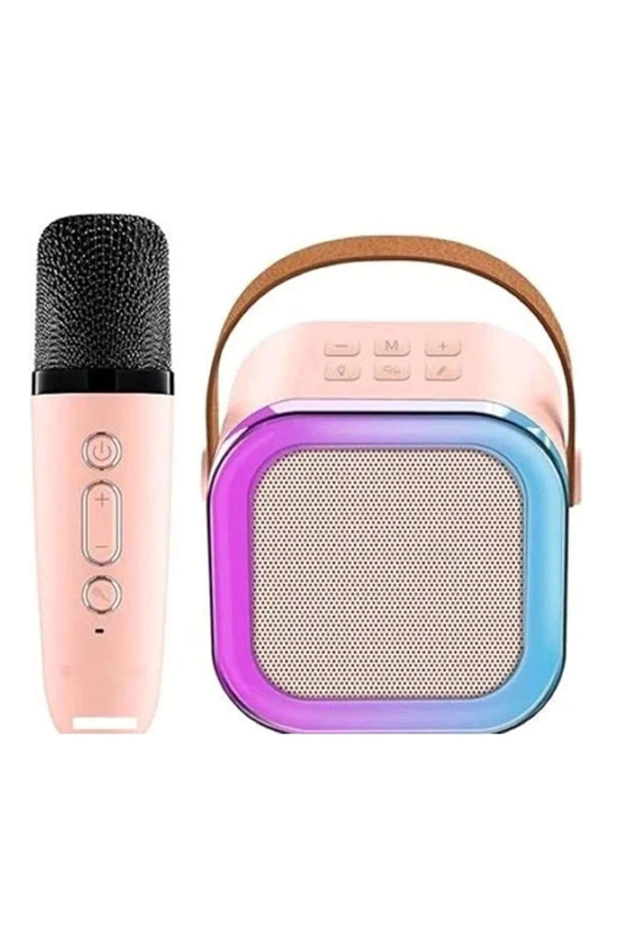 Karaoke Kablosuz Hoparlör Mikrofonlu Rgb Işıklı Bluetooth Speaker Tf Kart/usb Pembe ( Lisinya ) Karaoke Kablosuz Hoparlör Mikrofonlu Rgb Işıklı Bluetooth Speaker Tf Kart/usb Pembe ( Lisinya )