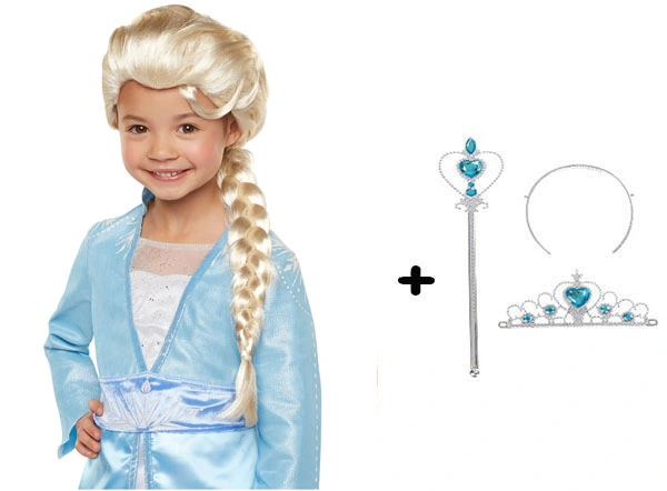 Karlar Ülkesi Frozen Elsa Kostüm Seti Çocuk Boy ( Lisinya ) Karlar Ülkesi Frozen Elsa Kostüm Seti Çocuk Boy ( Lisinya )