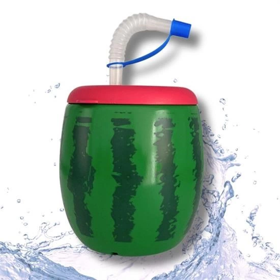 Karpuz Model Kendiliğinden Pipetli 900 Ml Suluk, Matara ( Lisinya ) Karpuz Model Kendiliğinden Pipetli 900 Ml Suluk, Matara ( Lisinya )