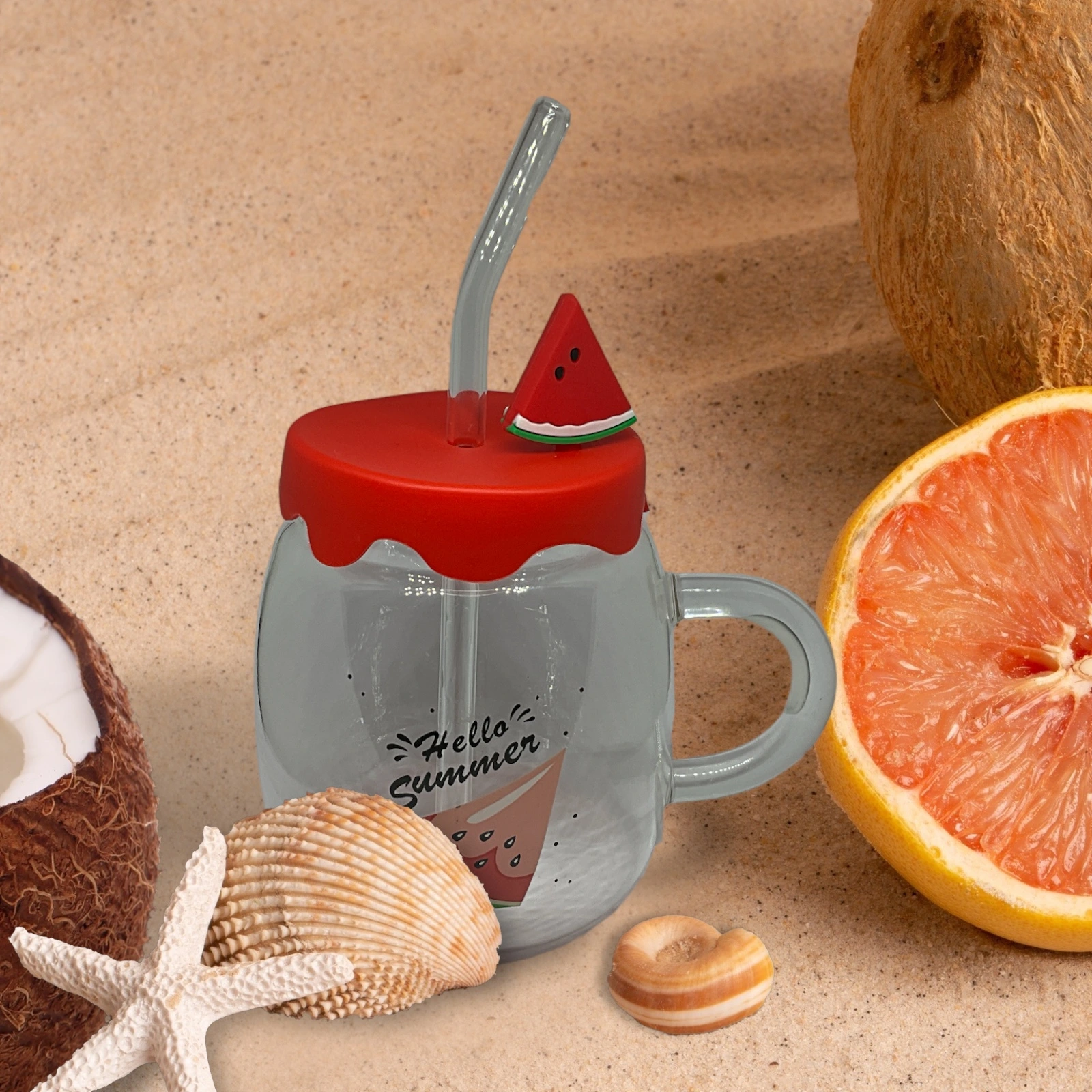 Karpuz Tasarımlı Kupa Bardak ( Lisinya ) Karpuz Tasarımlı Kupa Bardak ( Lisinya )