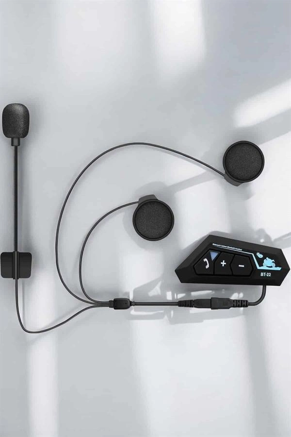 Kask Kulaklığı Motosiklet Intercom Interkom Dinleme Konuşma Özellikli Su Geçirmez ( Lisinya )