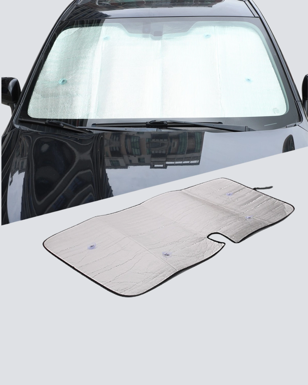 Katlanabilir Araba Güneşliği – Uv Işınlarına Karşı Maksimum Koruma ( Lisinya )