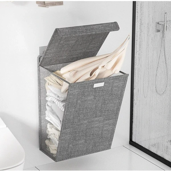 Katlanabilir Asılabilir Kirli Çamaşır Sepeti ( Lisinya ) Katlanabilir Asılabilir Kirli Çamaşır Sepeti ( Lisinya )