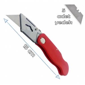 Katlanabilir Halıfleks Maket Bıçağı Üçgen Uçlu Falçata ( Lisinya ) Katlanabilir Halıfleks Maket Bıçağı Üçgen Uçlu Falçata ( Lisinya )