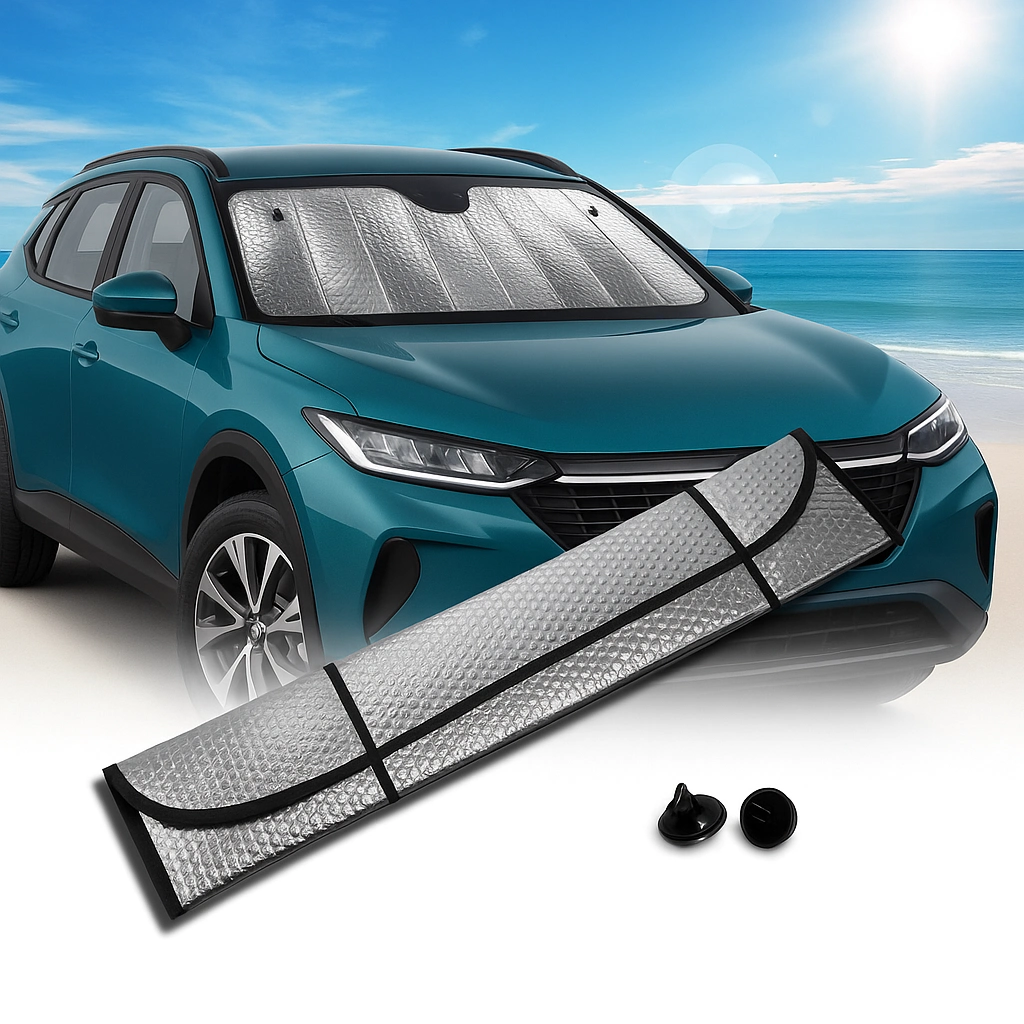 Katlanabilir Oto Ön Cam Güneşlik Isı Önleyici Araç Perdesi Toyota Corolla Fiat Egea Nissan Qashqai Volkswagen Passat ( Lisinya )