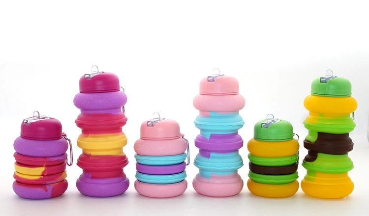 Katlanabilir Portatif Silikon Su Şişesi 500 Ml Model 3 ( Lisinya ) Katlanabilir Portatif Silikon Su Şişesi 500 Ml Model 3 ( Lisinya )