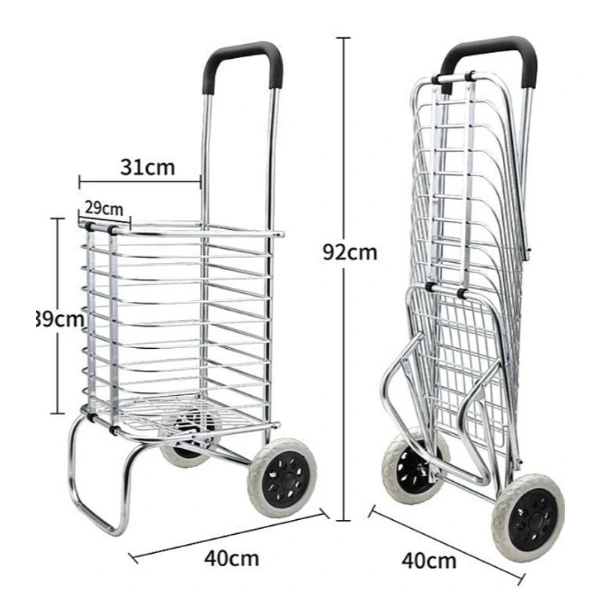 Katlanabilir Taşınabilir Alışveriş Ve Taşıma  Arabası ( Lisinya )