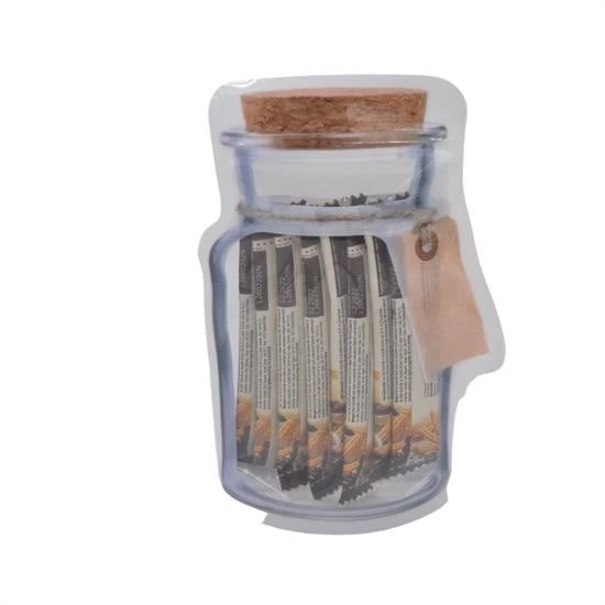 Kavanoz Görünümlü Kilitli Poşet Çıtçıtlı Ve Pratik Torba 4 Adet ( Lisinya ) Kavanoz Görünümlü Kilitli Poşet Çıtçıtlı Ve Pratik Torba 4 Adet ( Lisinya )