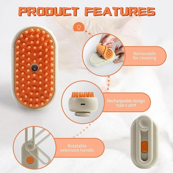 Kedi Köpek Buharlı Pet Tarağı ( Lisinya )