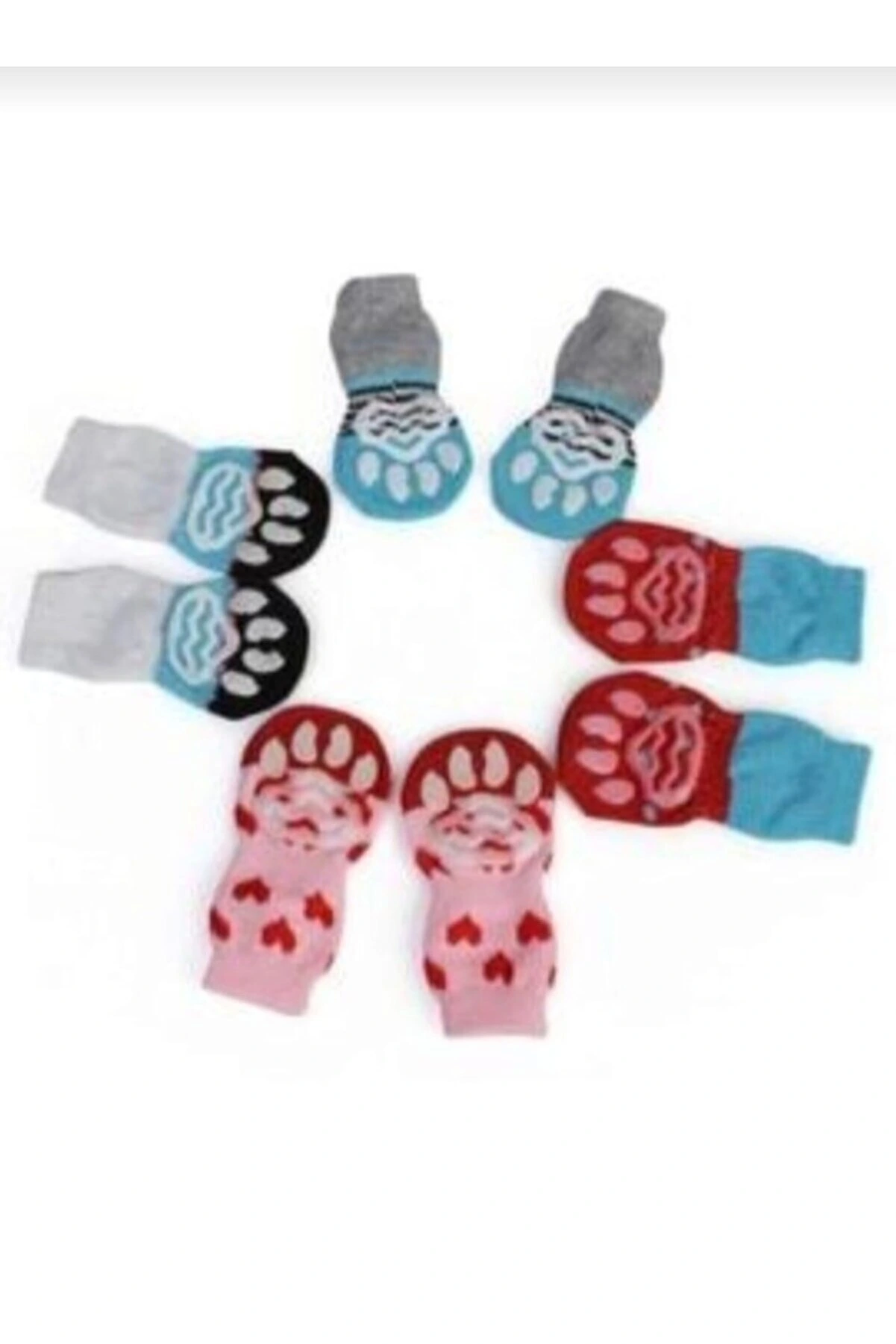 Kedi Köpek Kaydırmaz Örme Çorap ( Lisinya )
