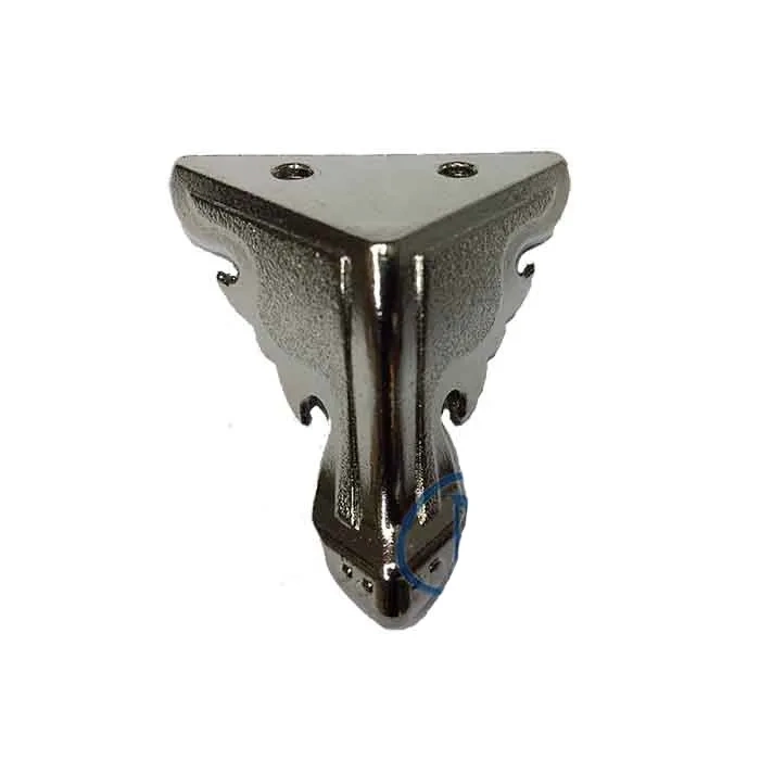 Kelebek Ahşap, Mdf, Sunta Sandık Ayağı, Kutu Ayak 2,5 Cm - Nikel ( Lisinya )